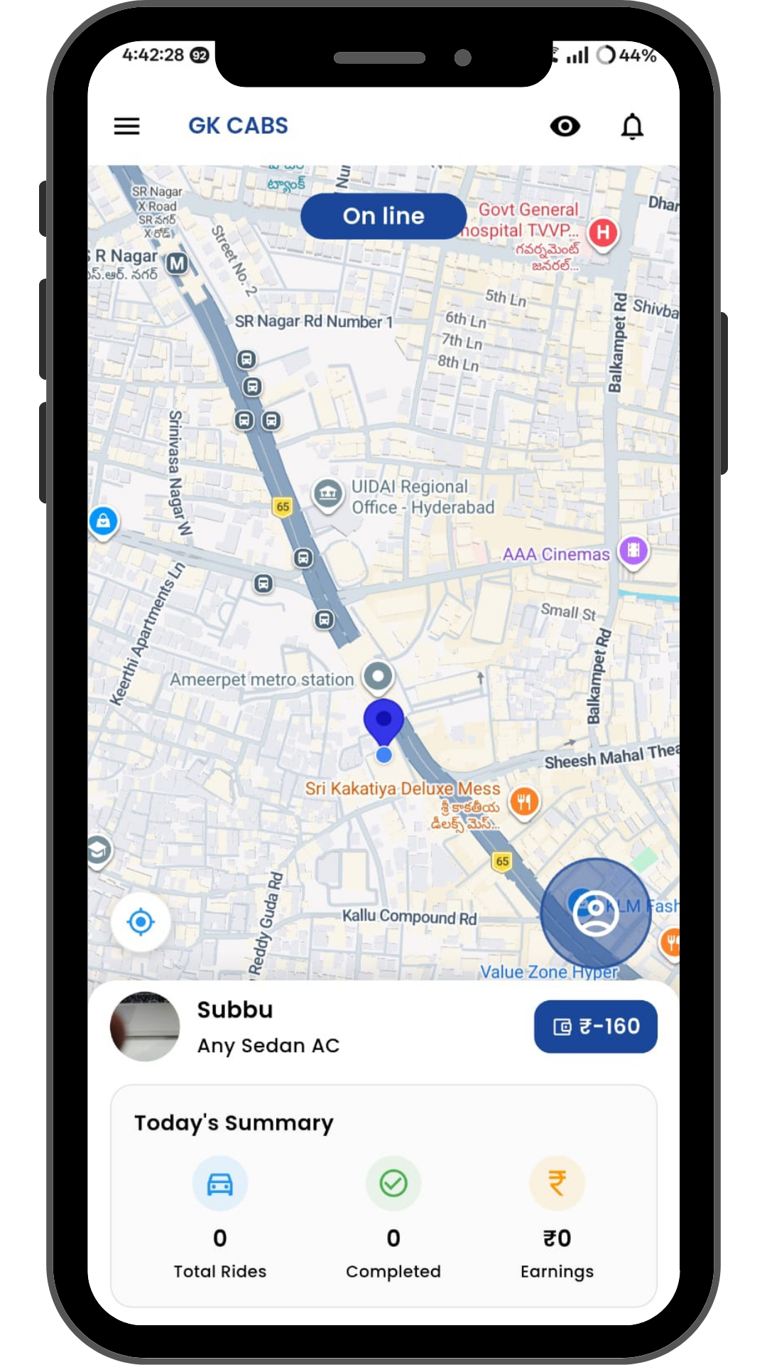 Gk Cabs App