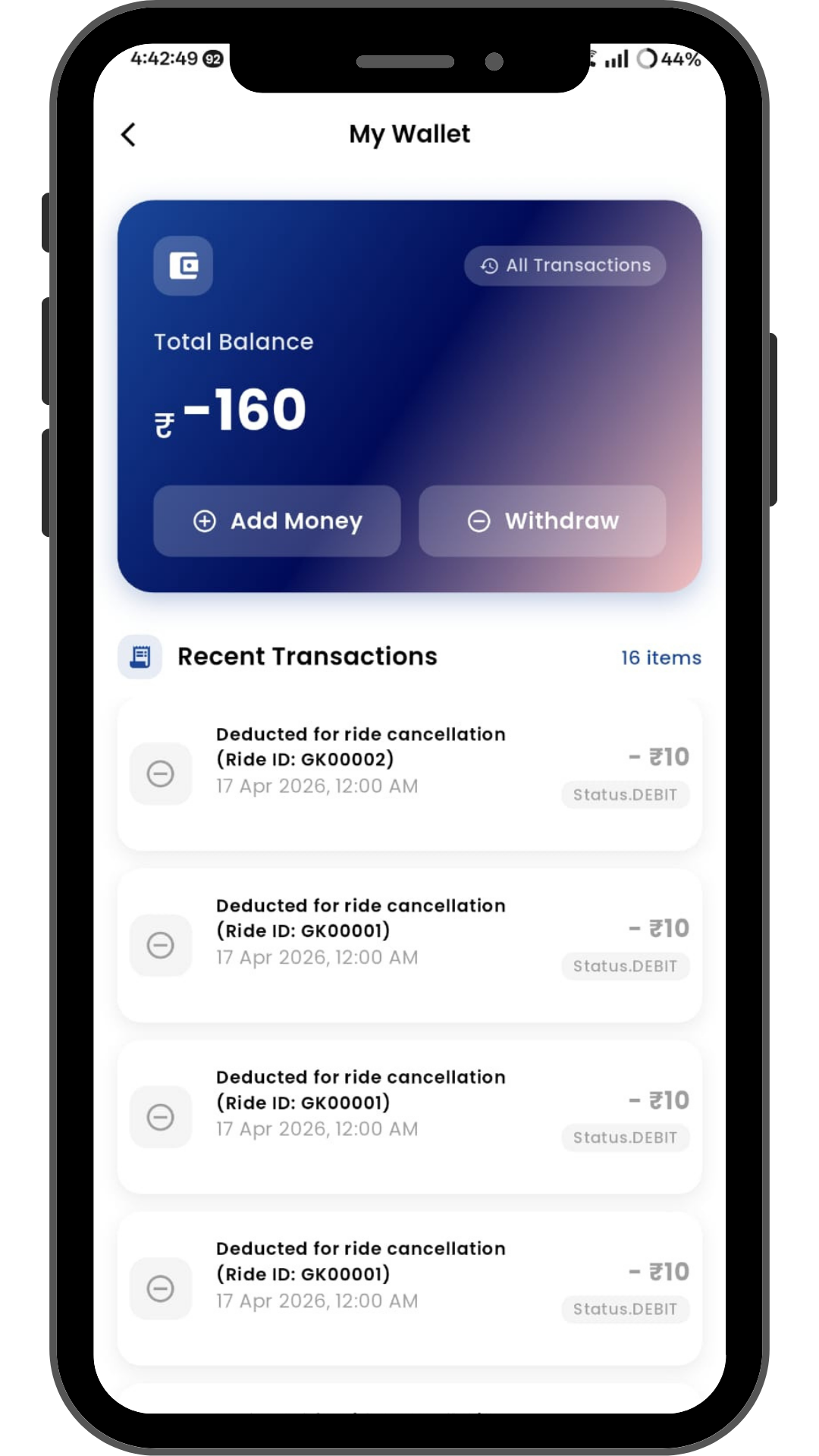 Gk Cabs App